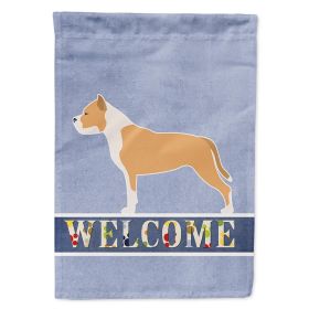 Staffordshire Bull Terrier Welcome House Flag