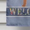 Airedale Terrier Welcome House Flag