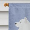Samoyed Welcome House Flag