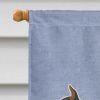 Doberman 1 Welcome Flag House Size