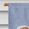 Bulldog Welcome House Flag