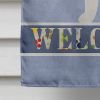 Bulldog Welcome House Flag