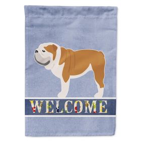Bulldog Welcome House Flag