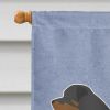 Rottweiler Welcome House Flag