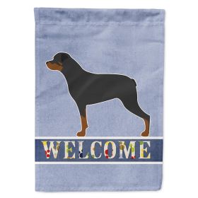 Rottweiler Welcome House Flag