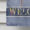Dogo Argentino Welcome House Flag