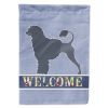 Portuguese Water Dog Welcome House Flag