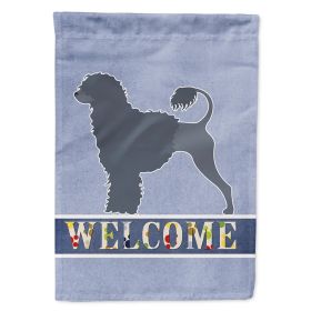 Portuguese Water Dog Welcome House Flag