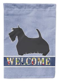 Scottish Terrier Welcome House Flag