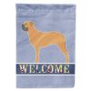 Bullmastiff Welcome House Flag
