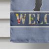 Schnauzer 1 Welcome House Flag