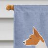 Basenji Welcome House Flag