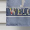 Basenji Welcome House Flag