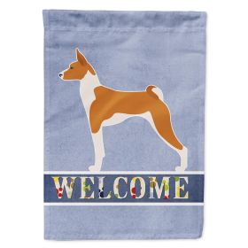 Basenji Welcome House Flag