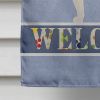 Bull Terrier 1 Welcome House Flag
