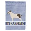 Bull Terrier 1 Welcome House Flag
