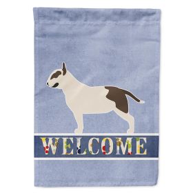 Bull Terrier 1 Welcome House Flag