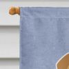 Pug - Brown - Welcome House Flag