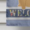 Pug - Brown - Welcome House Flag