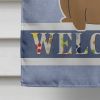 French Bulldog - Brown - Welcome House Flag