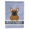 French Bulldog - Brown - Welcome House Flag