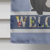 French Bulldog - Black 1 - Welcome House Flag