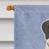 Mastiff - Brindle and White - Welcome House Flag