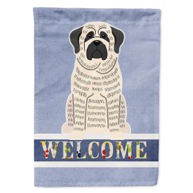 Mastiff - Brindle and White - Welcome House Flag