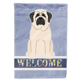 Mastiff - White - Welcome House Flag