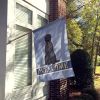 Black Russian Terrier Welcome House Flag