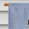 Black Russian Terrier Welcome House Flag