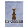 Manchester Terrier Welcome House Flag