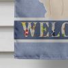 Samoyed 1 Welcome House Flag
