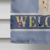 Russian Spaniel Welcome House Flag