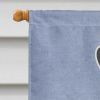 Schnauzer - Standard - Black and Grey - Welcome House Flag