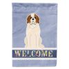 Saint Bernard 2 Welcome House Flag