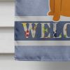 Border Terrier 1 Welcome House Flag