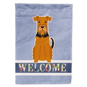 Airedale Terrier 1 Welcome House Flag