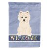 West Highland White Terrier 1 Welcome House Flag