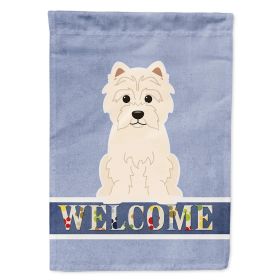West Highland White Terrier 1 Welcome House Flag