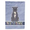 Staffordshire Bull Terrier - Blue - Welcome House Flag