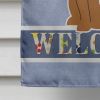 Staffordshire Bull Terrier - Brown - Welcome House Flag