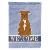Staffordshire Bull Terrier - Brown - Welcome House Flag