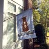 Staffordshire Bull Terrier - Chocolate - Welcome House Flag