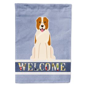 Central Asian Shepherd Dog 1 Welcome House Flag