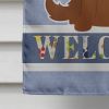 Caucasian Shepherd Dog 1 Welcome House Flag