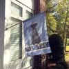 Schnauzer - Miniature - Black - Welcome House Flag
