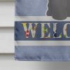 Schnauzer - Miniature - Black - Welcome House Flag
