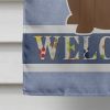 Labrador Retriever - Chocolate 1 - Welcome House Flag