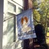 Cavalier King Charles Spaniel 2 Welcome House Flag